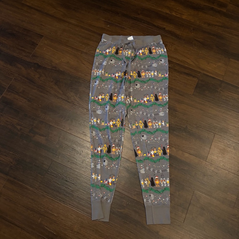 Men’s Hanna Andersson Organic Cotton Star Wars Christmas Pajama Bottoms Small